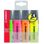 [70/4] ESTUCHE STABILO 70/4  BOSS ORIGINAL ESTUCHE 4 UDS. 