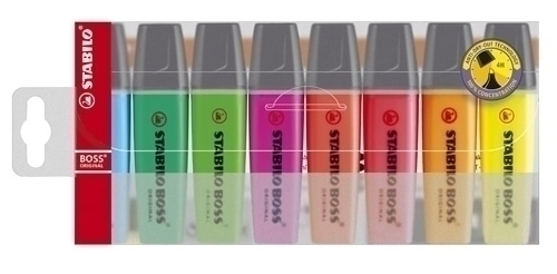 [70/8] ESTUCHE STABILO 70/8  BOSS ORIGINAL ESTUCHE 8 UDS.