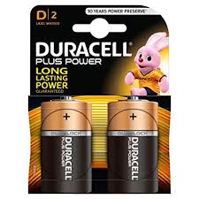 [940281] PILA DURACELL PLUS D BLISTER 2 UN