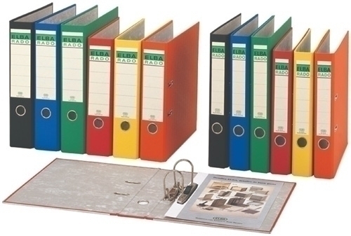 [100022674] ARCHIVADOR ELBA 100022674 PALANCA RADO CHIC Fº ANCHO NEGRO