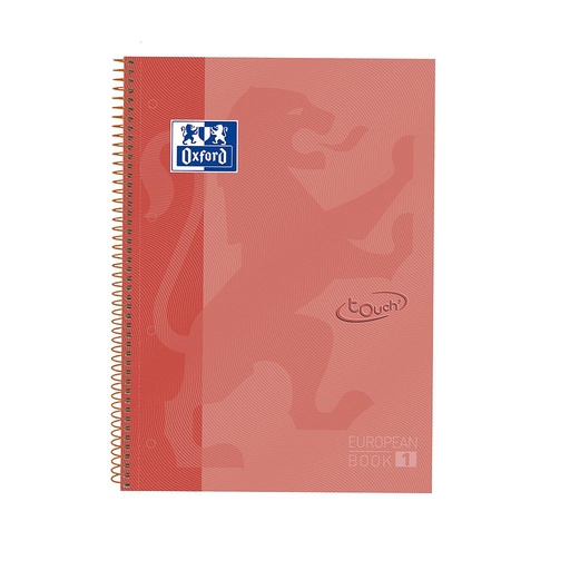 [400075554] CUADERNO OXFORD 400075554  A4+ 80 H. CUADR. 5X5 90grs.SCHOOL T. EXTRADURA  CORAL