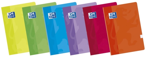 [100105702] LIBRETA GRAPADA OXFORD 100105702 .BLANDA A5+ 48H.4X4 SURTIDO 
