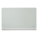 PIZARRA NOBO 1905193 DIAMOND MAGNÉTICA CRISTAL  REDONDEADO 1883X1053 MM BLANCO