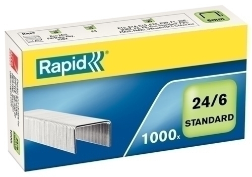 [24855600] GRAPA RAPID 24855600 GRAPA RAPID 24/6 1M GALVANIZADA STANDARD 