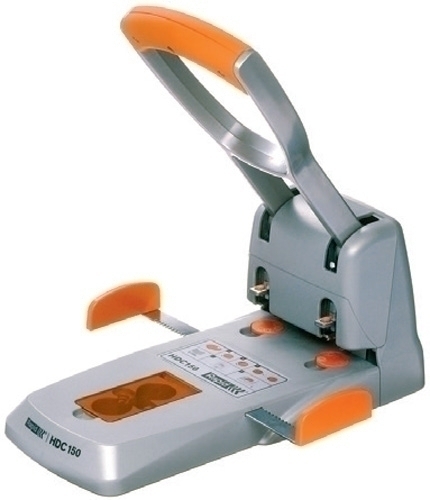 [23000600] TALADRO RAPID 23000600  MOD. HDC150 2 AGUJEROS GRUESOS PLATA/NARANJA