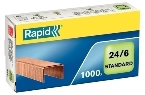 [24855700] GRAPES RAPID 24855700  24/6 MM. CAJA 1000 STANDARD COBREADA