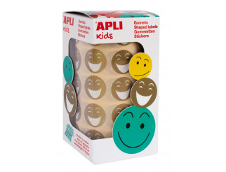 [14374] GOMETS APLI 14374 Ø 20MM REDONDOS DORADOS SMILE 900UN