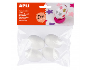 [14798] HUEVOS APLI 14798 Ø50MM POREXPAN 4UN