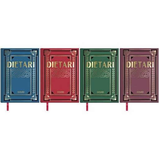 [11157-2025] DIETARIO DOHE 11157-2025 CATALAN CUARTO 15X21CM D/P CARTÓN GELTEX C/SURTIDOS CATALÁN 2025