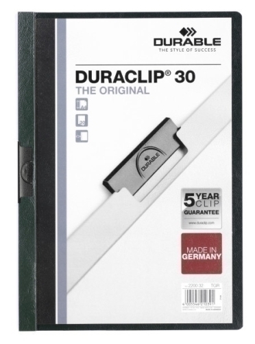 [2200-32] CARPETA DURACLIP 2200-32 30 F. VERDE