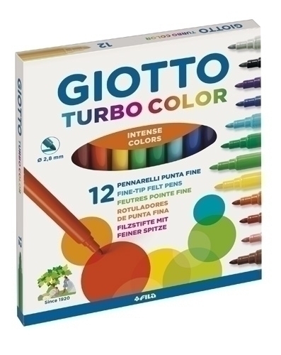 [F416000] ESTUCHE FILA 724669 12 RETOLADORES GIOTTO