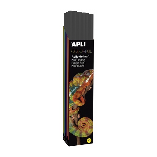 [14421] ROLLO KRAFT APLI 14421 1X 3 M. NEGRO